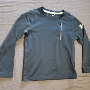 Under Armour Athletic Long Sleeve Coldgear Under Shirt Size 4-5 Black Colour
